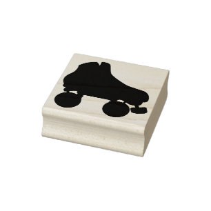 Roller Schaats / Schaatsen Rubberstempel