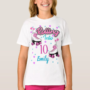 Roller Schaats Skating Custom Birthday MAtching T- T-shirt