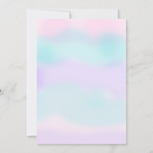 Roller schaats, skating Party, Roller Disco glitte Kaart (Achterkant)