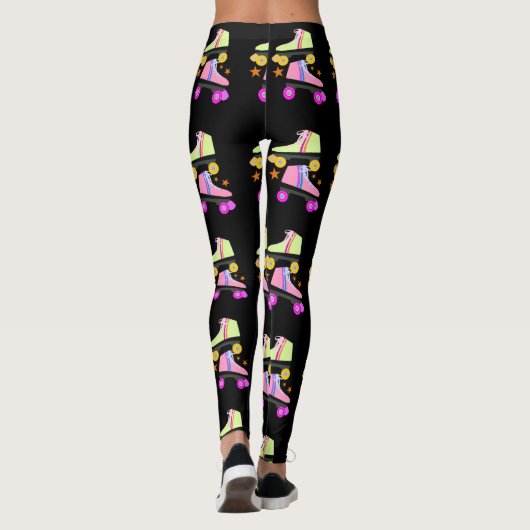 Roller Schaats stijl Leggings (Achterkant)