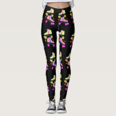Roller Schaats stijl Leggings (Voorkant)