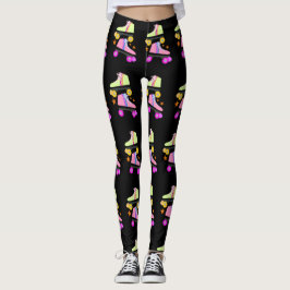 Roller Schaats stijl Leggings