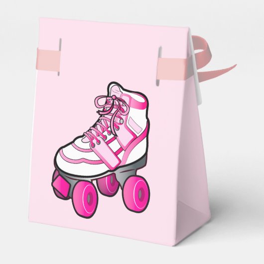 Roller Schaats Verjaardag Goody Box Bedankdoosjes (Achterkant)