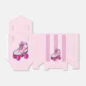 Roller Schaats Verjaardag Goody Box Bedankdoosjes (Uitgevouwen)
