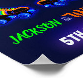 Roller schaats, welkom partijbord Boy sk8 poster (Hoek)