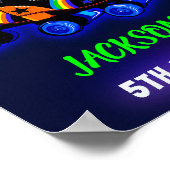 Roller schaats, welkom partijbord Boy sk8 poster (Hoek)