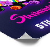 Roller schaats welkom partijbord Girl sk8 poster (Hoek)