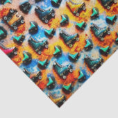 Roller Schaatsen Afrikaans kunstweefsel papier (Detail)