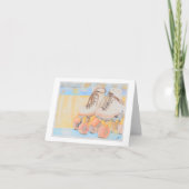 Roller Schaatsen Blank Note Kaart (Voorkant)