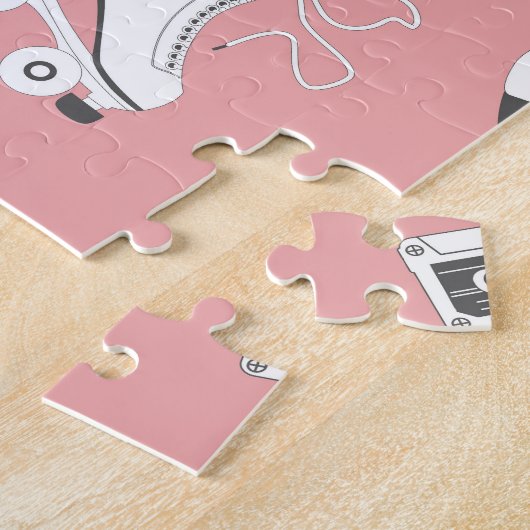 Roller schaatsen cassettepatroon. legpuzzel (Zijkant)