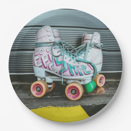 Roller Schaatsen Epic Papieren Bordje (Voorkant)
