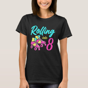Roller Schaatsen in 8 jaar Lets Roll Im 8 Rollerbl T-shirt
