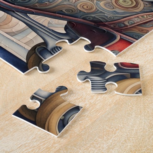  Roller schaatsen kunst. Legpuzzel (Zijkant)