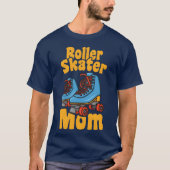 Roller Schaatsen Moederfamilie T-shirt (Voorkant)