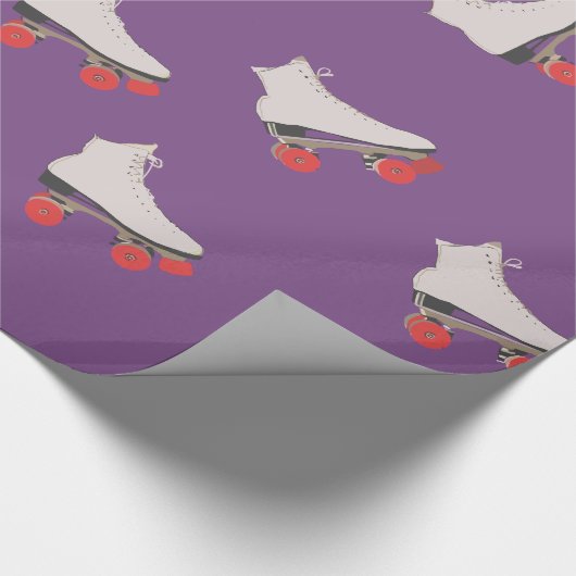 Roller Schaatsen Patroon Wrapping Papier (Hoek)