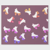 Roller Schaatsen PatternWrapping Papier (Vlak)