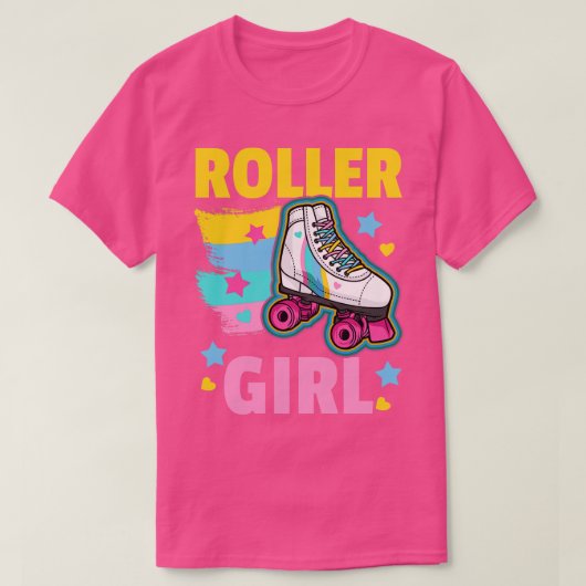 Roller Schaatsen Roller Girl T-shirt (Design voorkant)