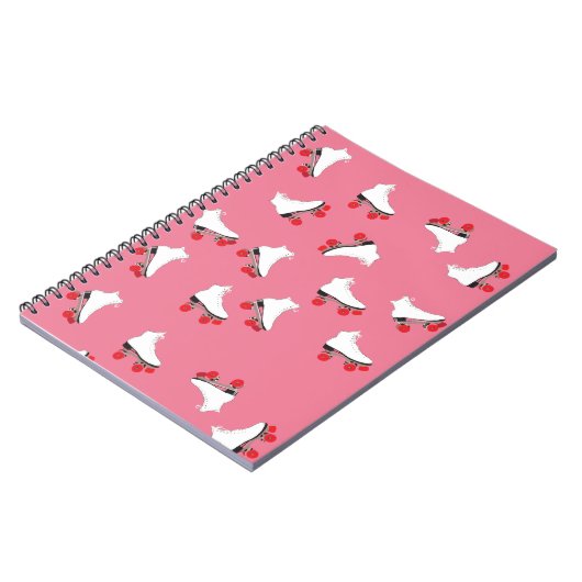 Roller Schaatsen spiraal Notitieboek (Linkerzijde)