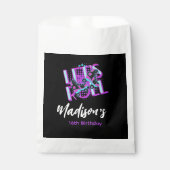 Roller Schaatsen Sweet 16 Theme Birthday Party Bedankzakje (Voorkant)