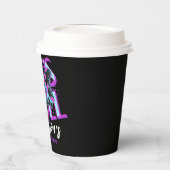 Roller Schaatsen Sweet 16 Theme Birthday Party Papieren Bekers (Links)