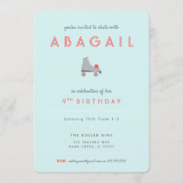 Roller Schaatsfeest Kaart