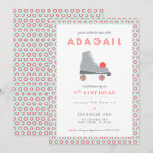 Roller Schaatsfeestje Kaart (Voorkant / Achterkant)