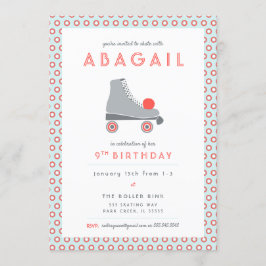 Roller Schaatsfeestje Kaart