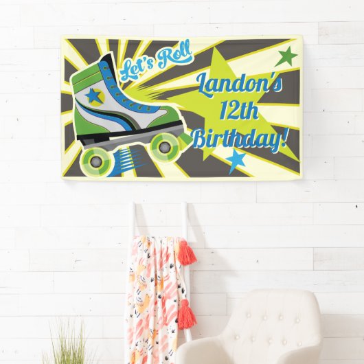 Roller Skate Retro Derby Party  Spandoek (Insitu)