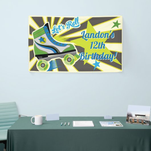 Roller Skate Retro Derby Party  Spandoek (Beurs)