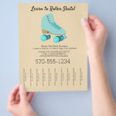 Roller Skaten, Schaatslessen, Roller Derby op Maat Flyer (Hand)
