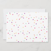 Roller skateparty-uitnodiging kaart (Achterkant)