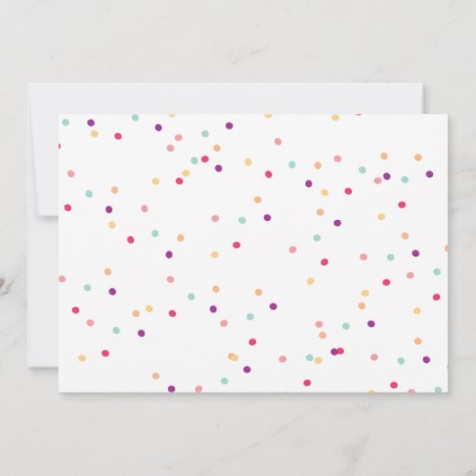 Roller skateparty-uitnodiging kaart (Achterkant)