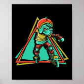 Roller Skater Inline Schaatsen Poster (Voorkant)