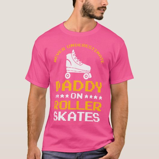 Roller Skater Vader Roller Skates Roller Skaten D T-shirt (Voorkant)