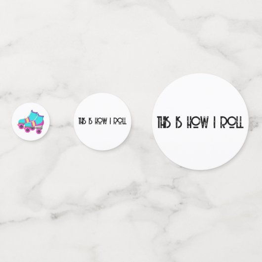 Roller Skates Confetti (Achterkanten)