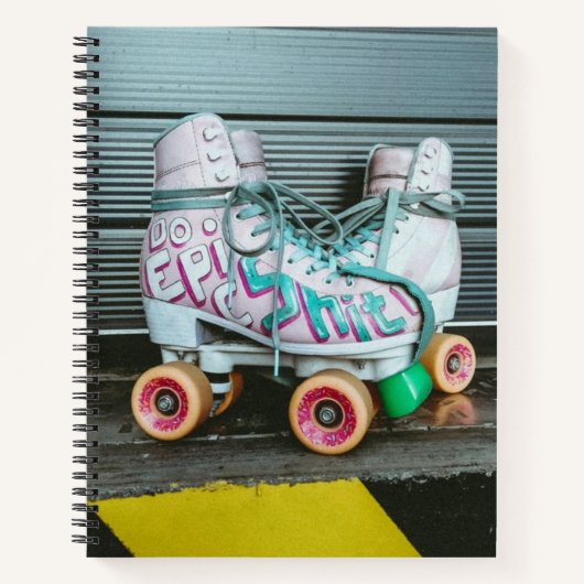 Roller Skates Episch Notitieboek (Voorkant)