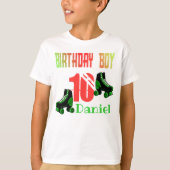 Roller Skating Birthday Boy Family Matching T-shirt (Voorkant)