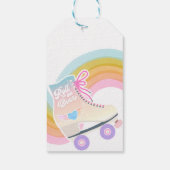 Roller Skating Birthday Favor Cadeaulabel (Achterkant)