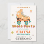 Roller Skating Birthday Kaart (Voorkant)