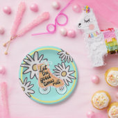 Roller Skating Birthday Party Papieren Bordje (Feest)