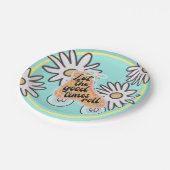 Roller Skating Birthday Party Papieren Bordje (Gekanteld)