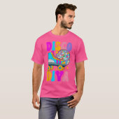 Roller Skating Disco Diva Schaatsmeisje 70S T-shirt (Voorkant volledig)