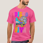 Roller Skating Disco Diva Skate Girl 70S T-shirt (Voorkant)