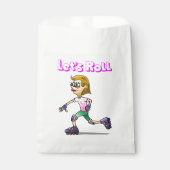 Roller Skating Girl Bedankzakje (Voorkant)