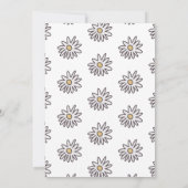 Roller Skating Girls Birthday Party Kaart (Achterkant)