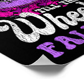 Roller Skating Ik zal met je mee naar de wielen. Poster (Hoek)