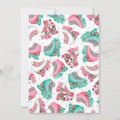 Roller Skating Invitation, Roller Skating Invite Kaart (Achterkant)