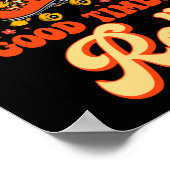 Roller Skating Let The Good Times Roll 1970S Retro Poster (Hoek)