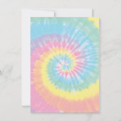 Roller Skating Retro Glitter Hippie Birthday Kaart (Achterkant)