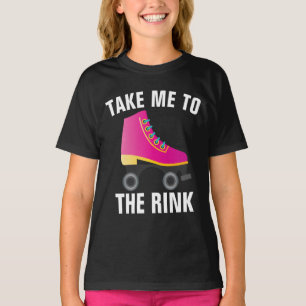 ROLLER SKATING RINK GIRLS T-SHIRLS T-SHIRT